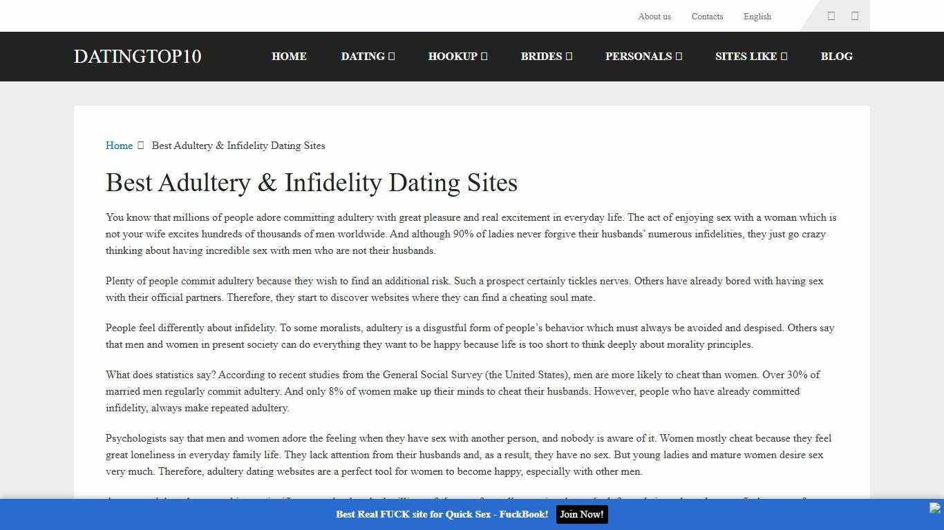 10+ Best Adultery & Infidelity Dating Sites (January 2026 List)